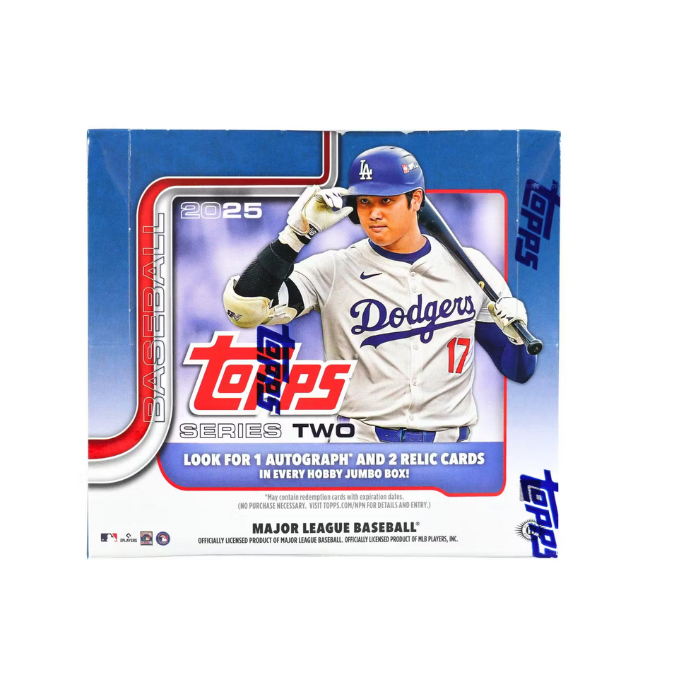 2025 Topps Series 2 Baseball Hobby Jumbo 6-Box Case