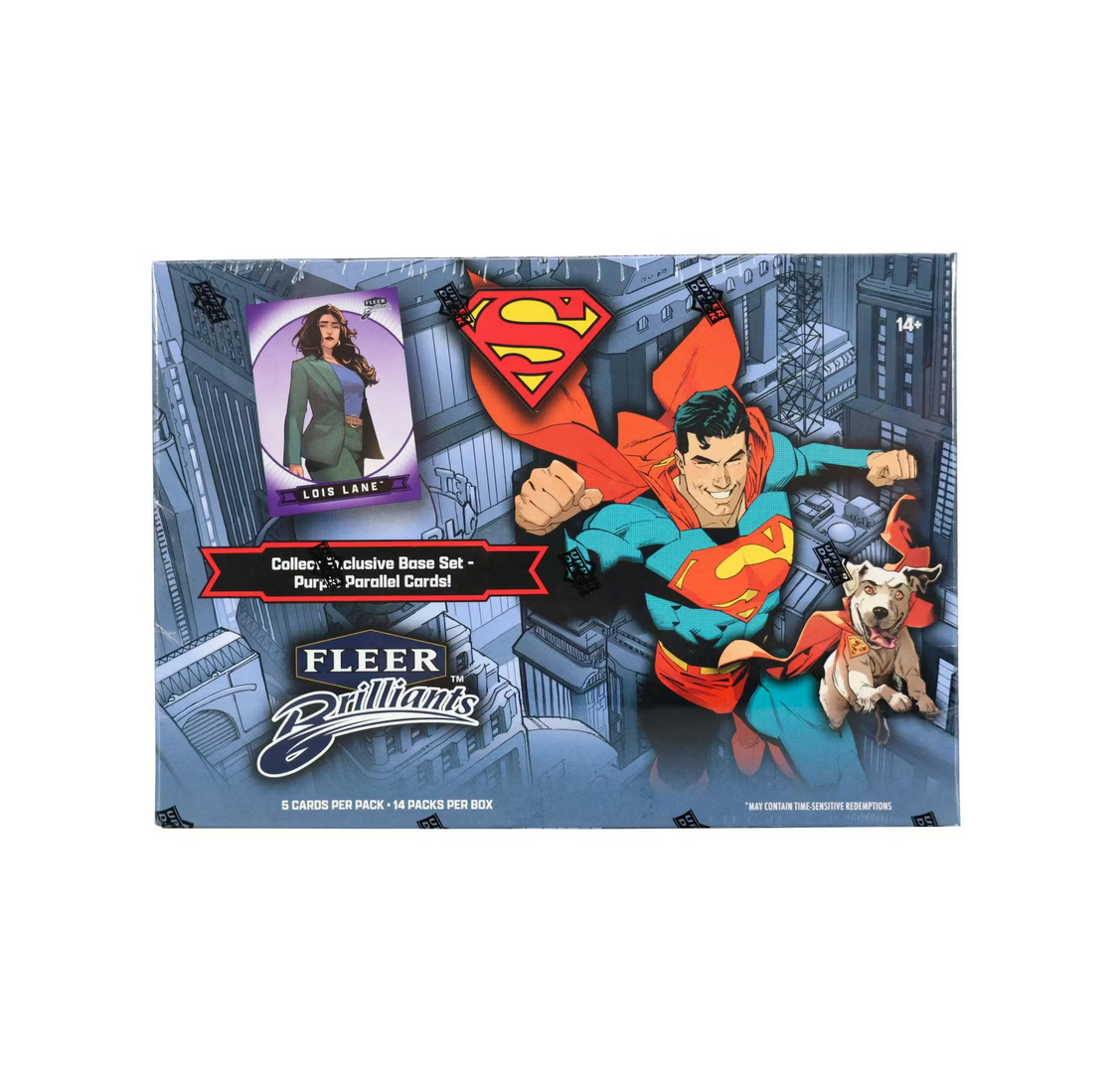 2025 Upper Deck Fleer Brilliants Superman Mega 20-Box Case