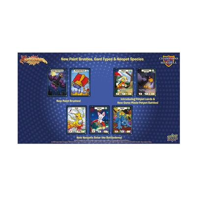 Neopets Battledome TCG Champions of Meridell Booster 12-Box Case