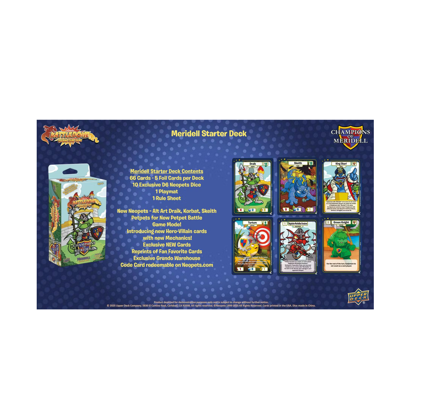 Neopets Battledome TCG Champions of Meridell Booster 12-Box Case