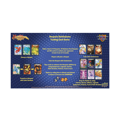 Neopets Battledome TCG Champions of Meridell Booster 12-Box Case